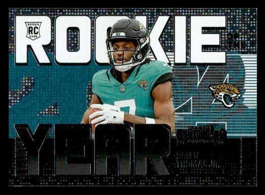 2024 Panini Contenders Football #15 Brian Thomas Jr Rookie of the Year