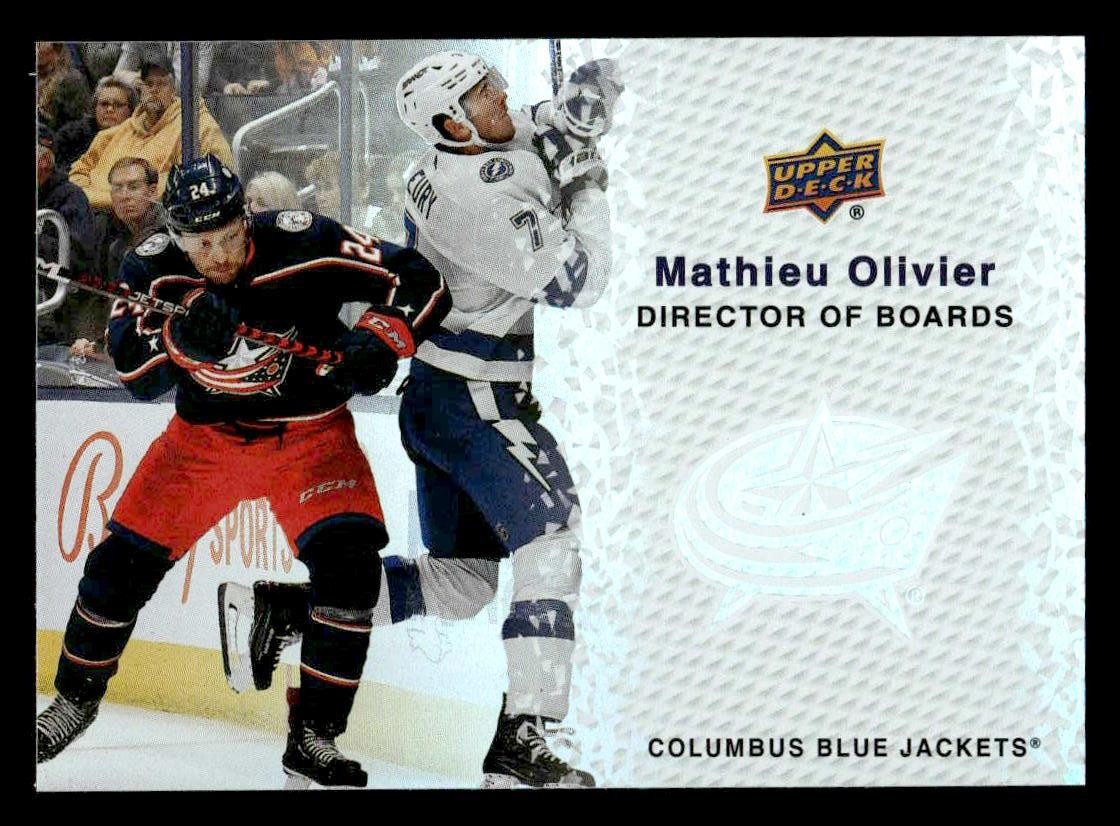 2023-24 Upper Deck #DB-6 Mathieu Olivier Director of Boards
