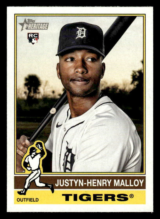 2025 Topps Heritage #305 Justyn-Henry Malloy