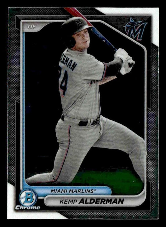 2024 Bowman #BCP-82 Kemp Alderman Chrome Prospects