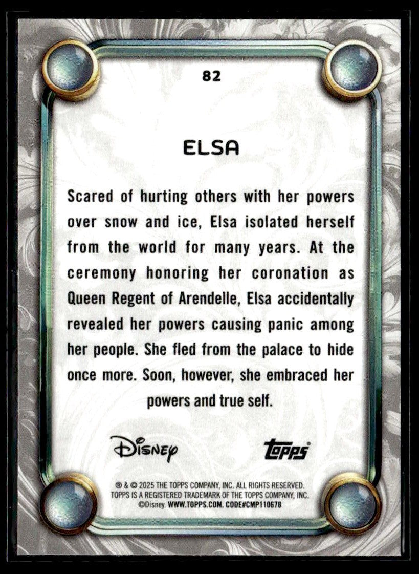 2025 Topps Disney Wonder #82 Elsa