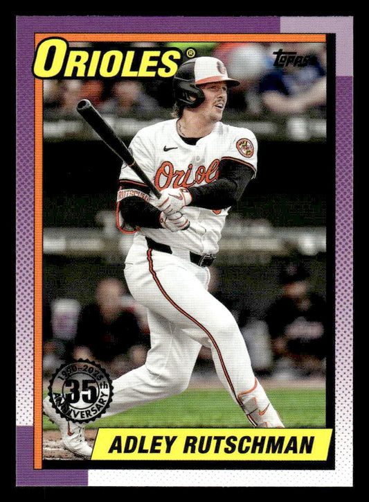 2025 Topps #T90-53 Adley Rutschman 1990 Topps Baseball 35th Anniversary
