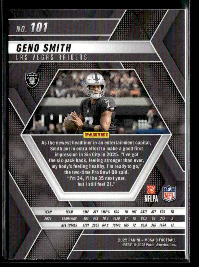 2025 Panini Mosaic #101 Geno Smith