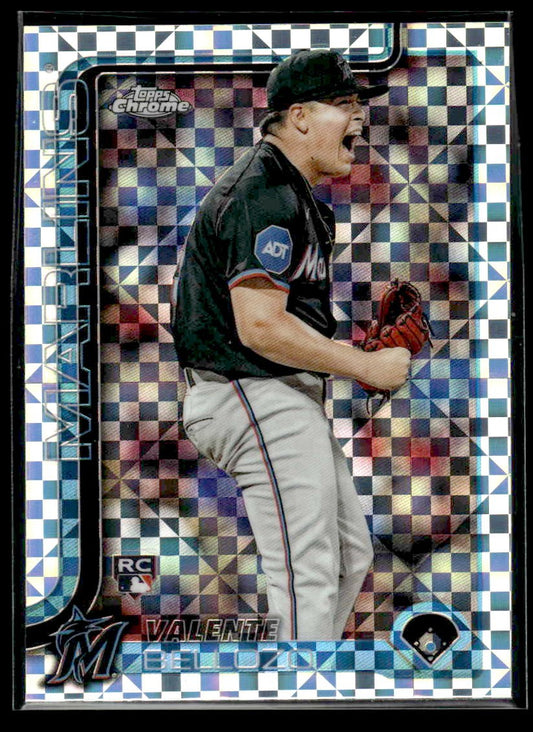 2025 Topps Chrome #122 Valente Bellozo X-Fractors