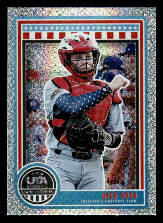 2025 Panini Stars and Stripes USA Baseball #19 Alex Sosa Opening Day