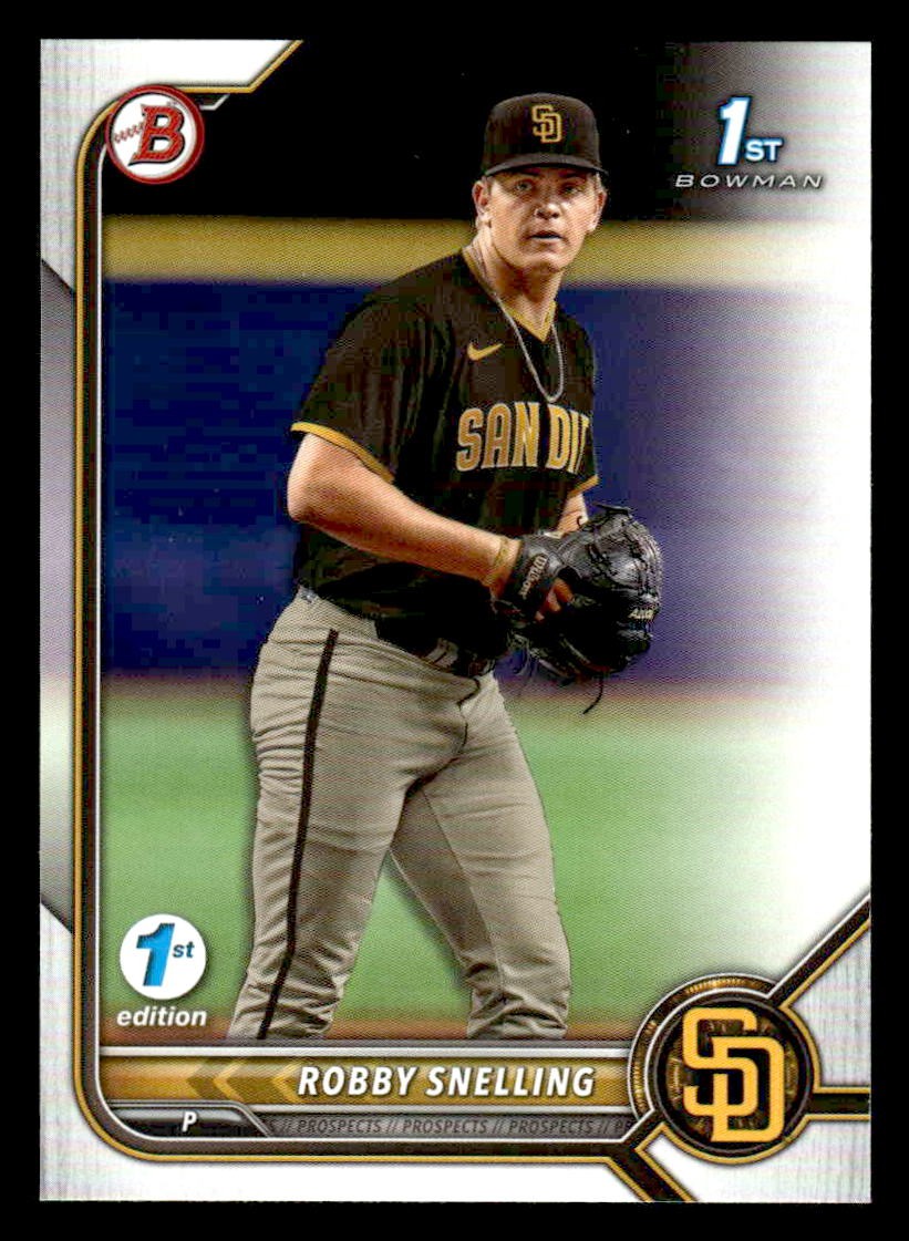 2022 Bowman Draft 1st Edition #BD-82 Robby Snelling