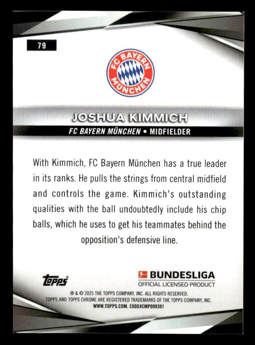 2024-25 Topps Chrome Bundesliga #79 Joshua Kimmich