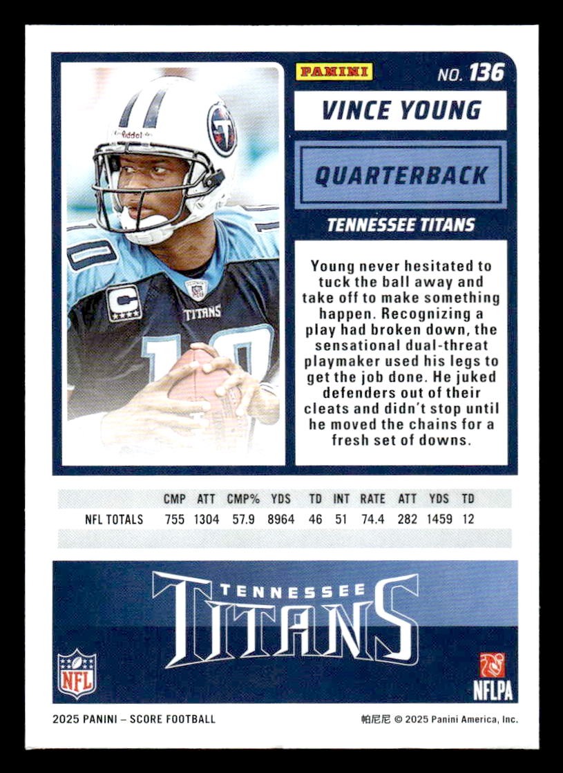 2025 Score #136 Vince Young