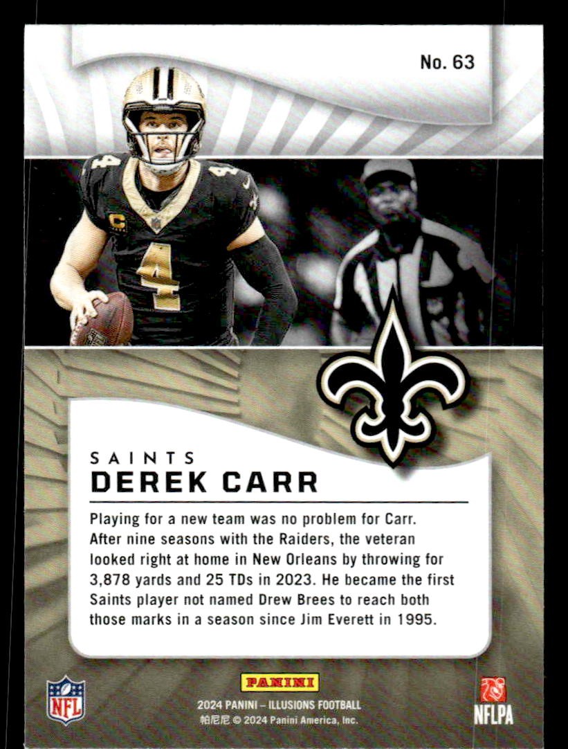 2024 Panini Illusions #63 Derek Carr