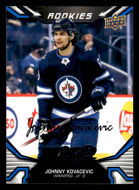 2022-23 Upper Deck MVP #240 Johnny Kovacevic Blue Script