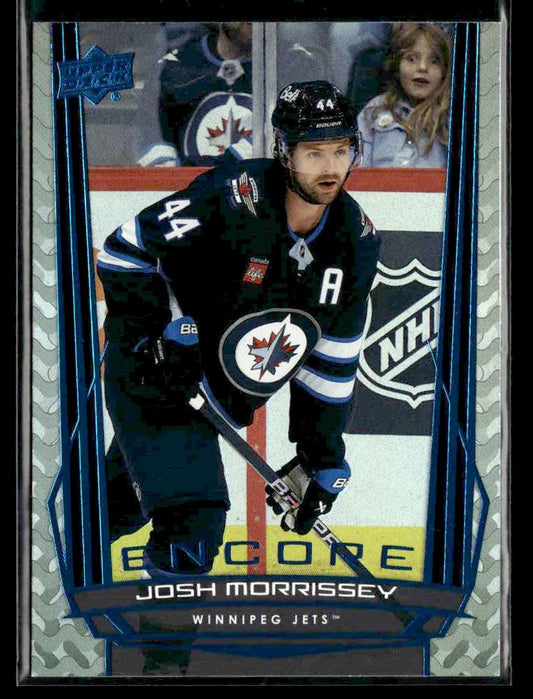 2025-26 Upper Deck #E-8 Josh Morrissey Encore Blue