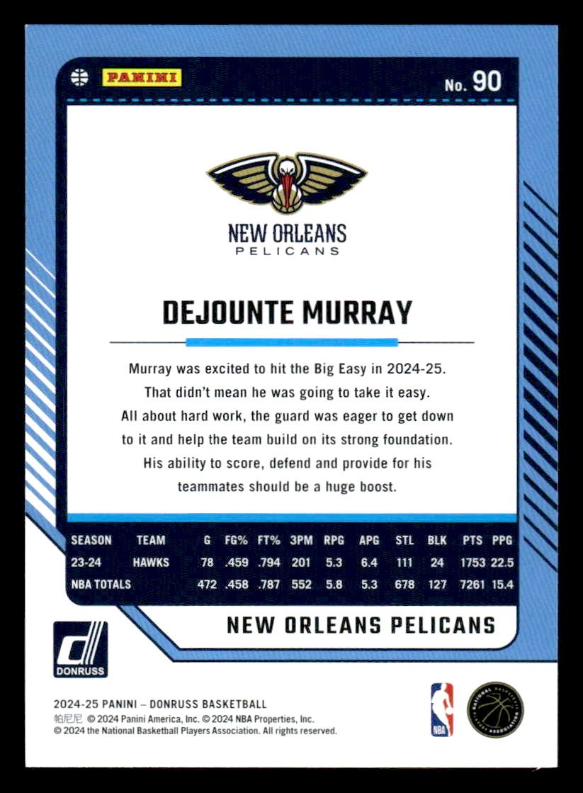 2024-25 Donruss #90 Dejounte Murray