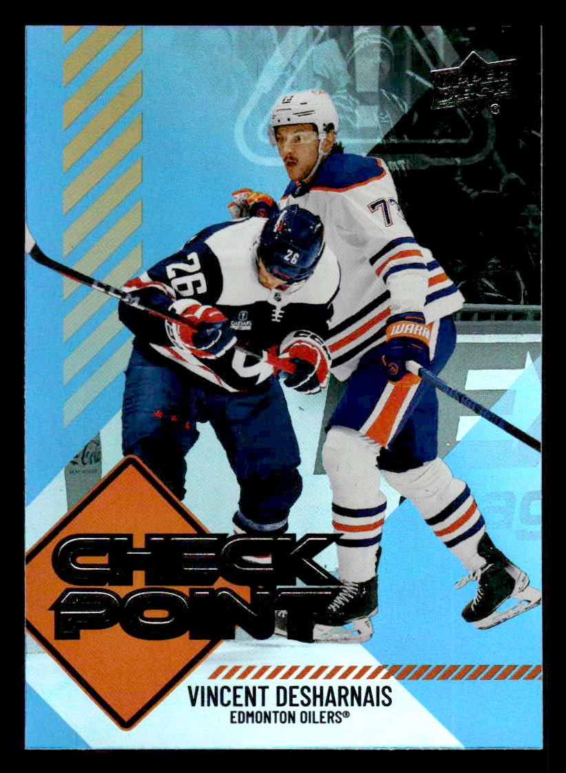 2024-25 Upper Deck #CP-12 Vincent Desharnais Checkpoint