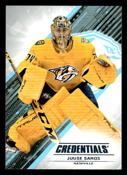 2024-25 Upper Deck Credentials #78 Juuse Saros