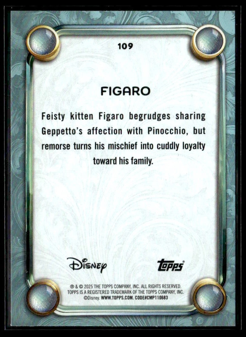 2025 Topps Disney Wonder #109 Figaro Tier 2