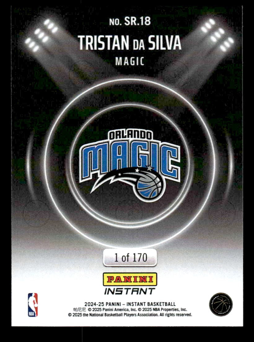 2024-25 Panini Instant NBA Spotlight Rookies #SR.18 Tristan Da Silva