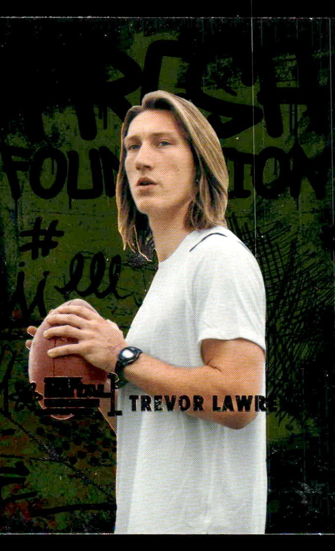2021 SkyBox Metal Universe Champions #FF50 Trevor Lawrence Fresh Foundation