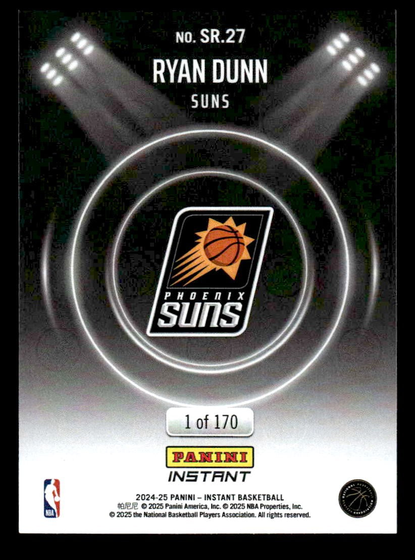 2024-25 Panini Instant NBA Spotlight Rookies #SR.27 Ryan Dunn