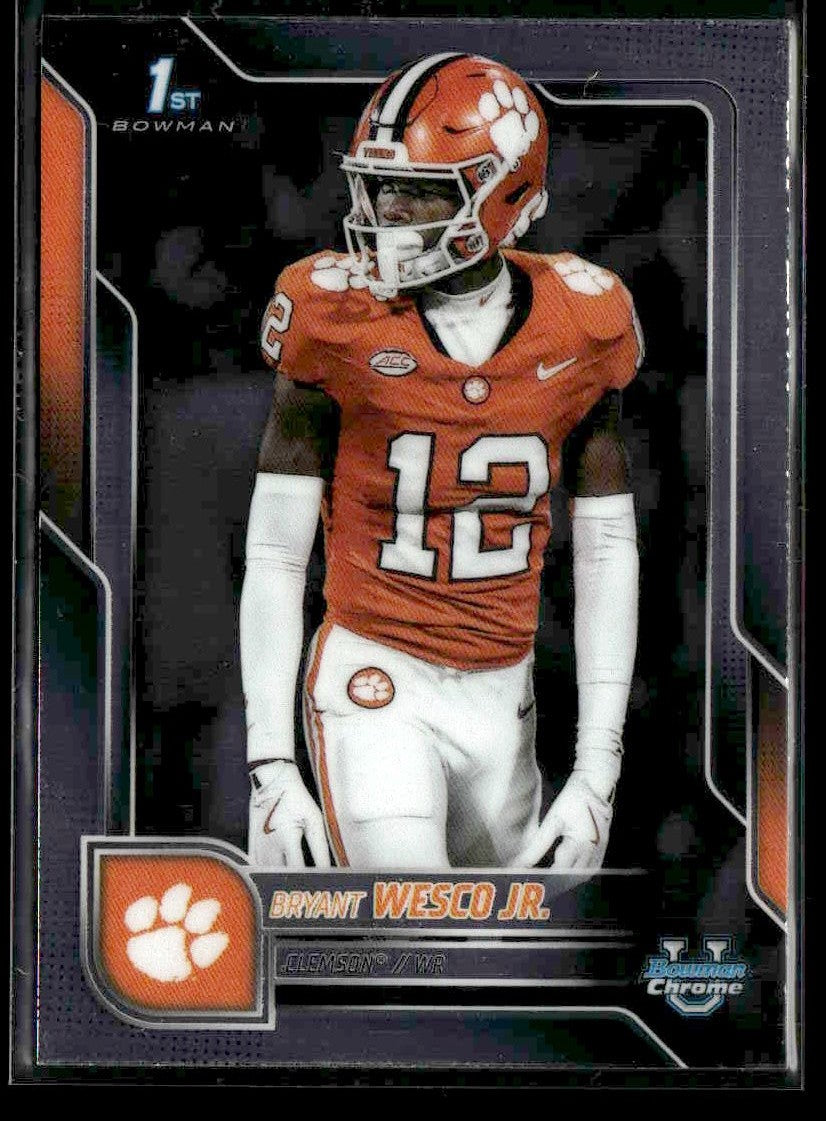 2025 Bowman University Chrome #27 Bryant Wesco Jr.