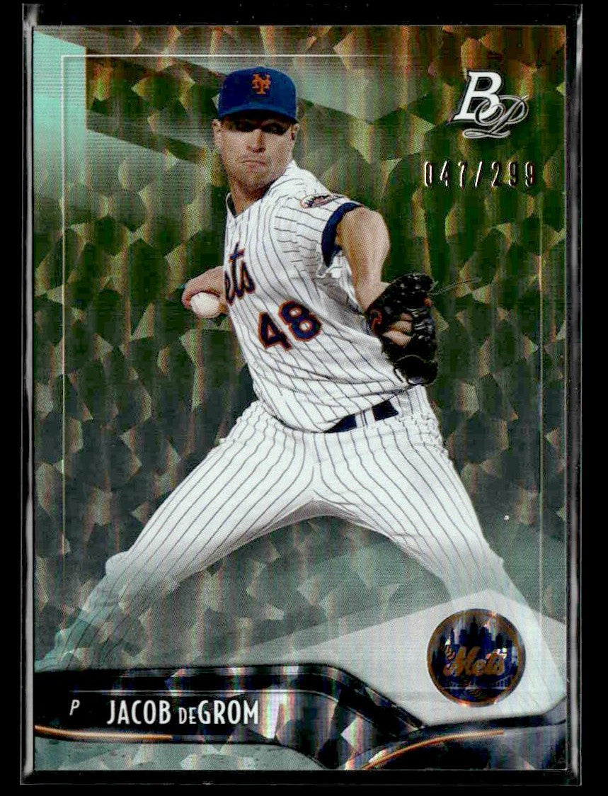 2021 Bowman Platinum #53 Jacob deGrom Foilboard #/299