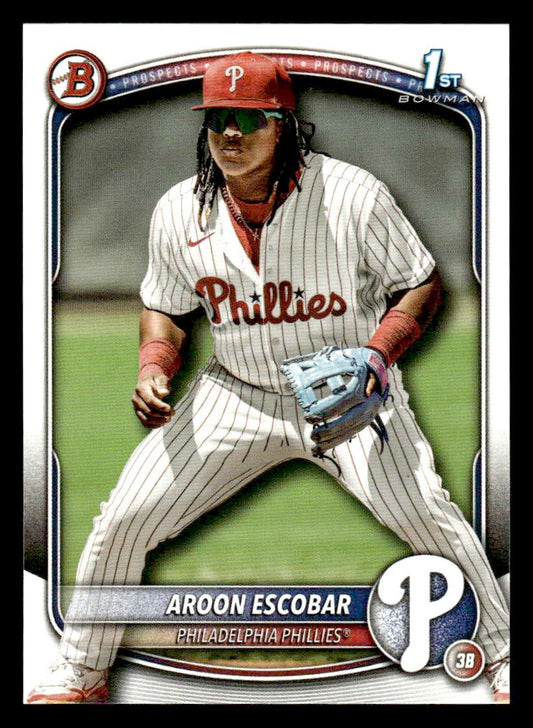 2025 Bowman #BP-65 Aroon Escobar Prospects