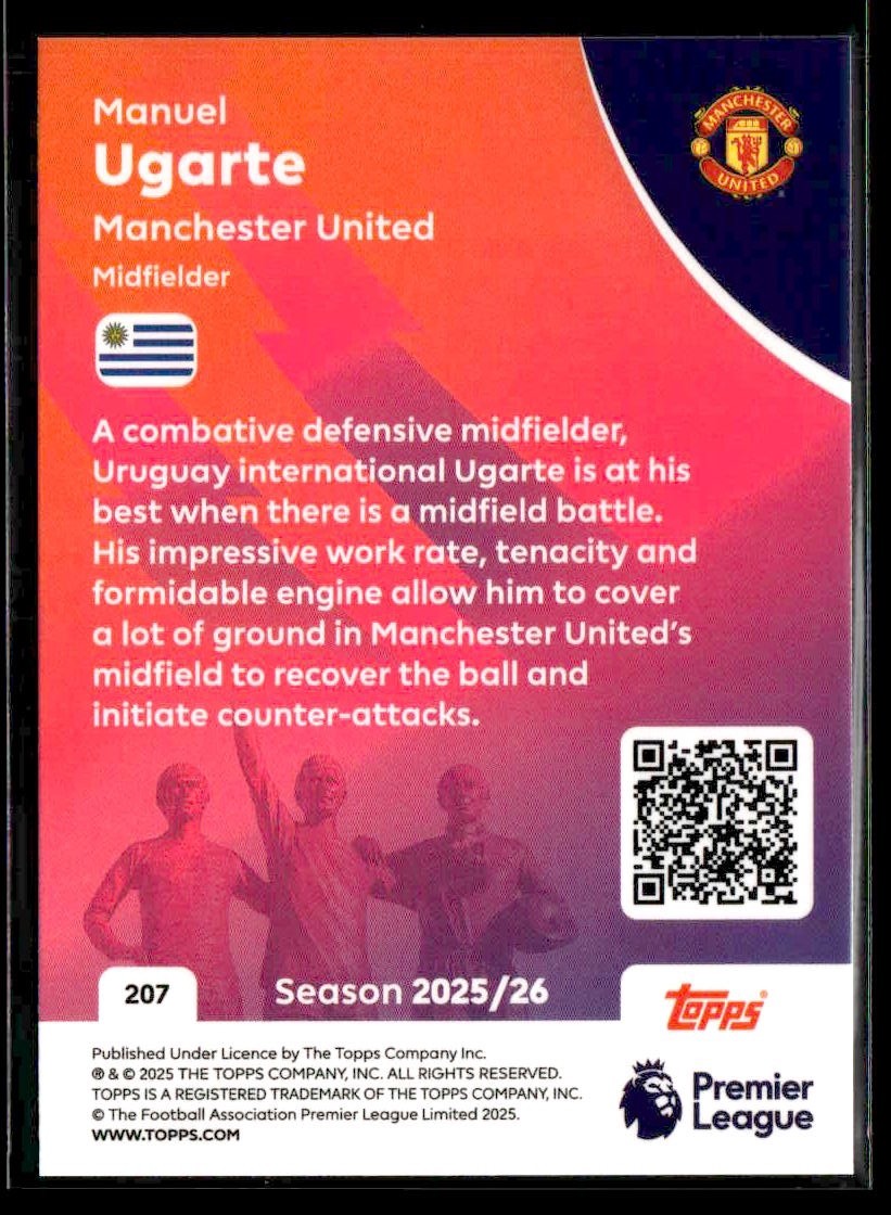 2025-26 Topps Premier League #207 Manuel Ugarte