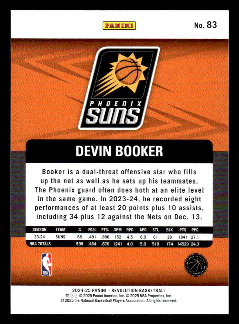 2024-25 Panini Revolution #83 Devin Booker