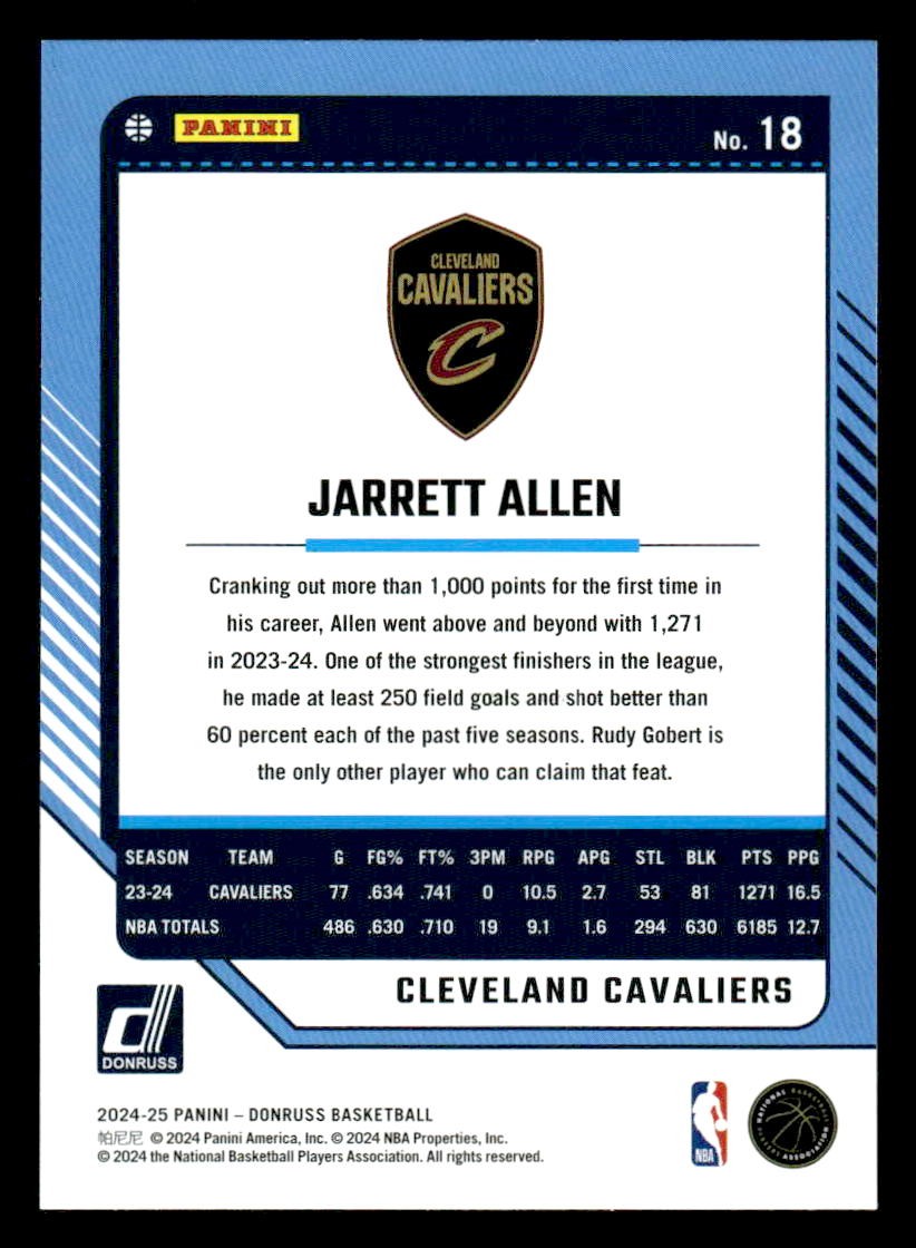 2024-25 Donruss #18 Jarrett Allen