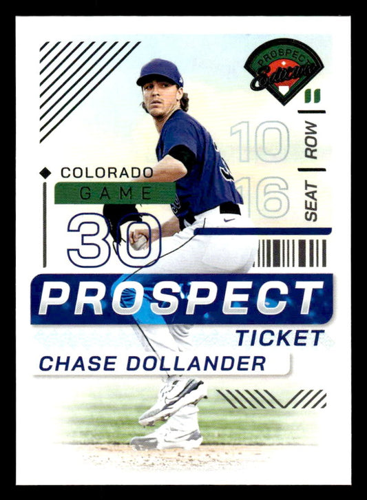 2024 Panini Prospect Edition #24 Chase Dollander