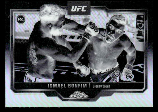 2025 Topps Chrome UFC #13 Ismael Bonfim Negative Refractor