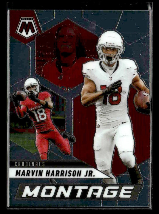 2025 Panini Mosaic #11 Marvin Harrison Jr. Montage