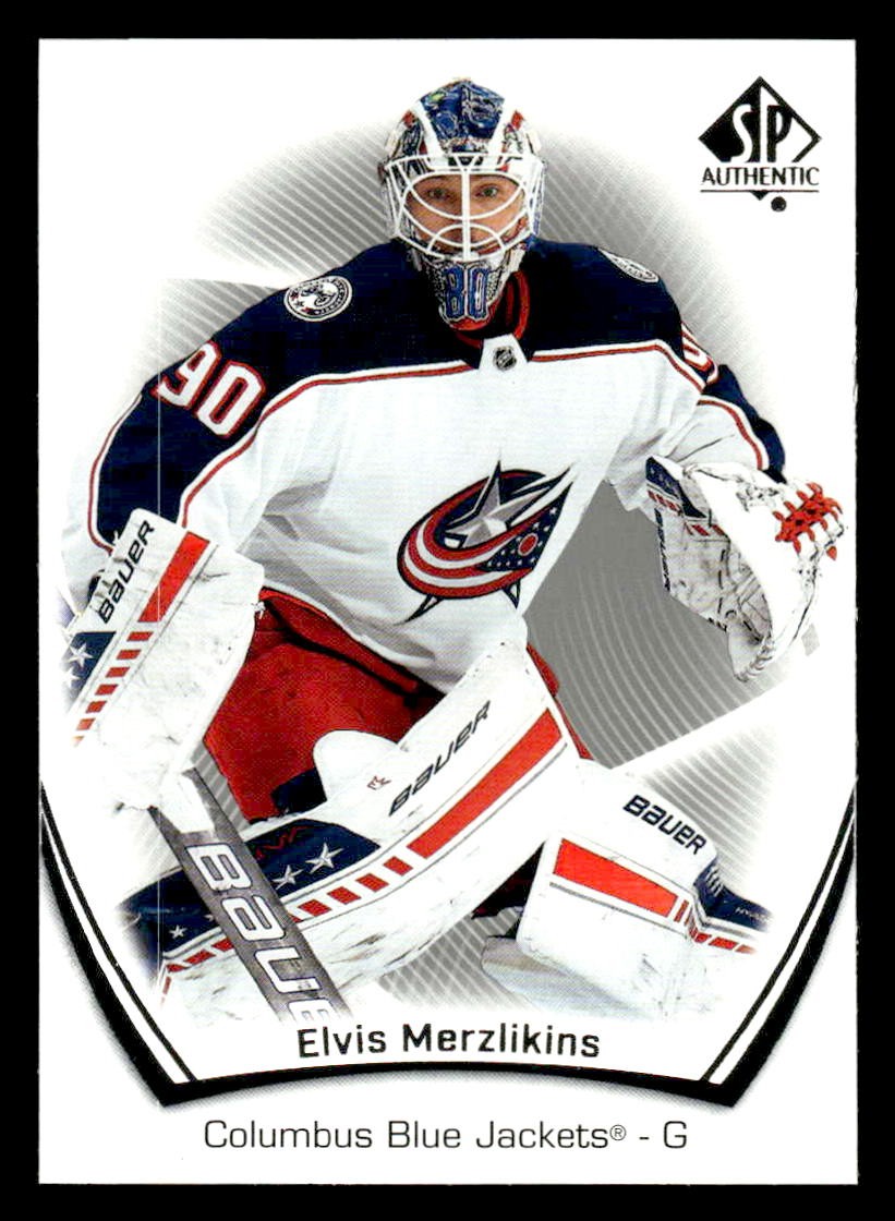 2021-22 SP Authentic #65 Elvis Merzlikins