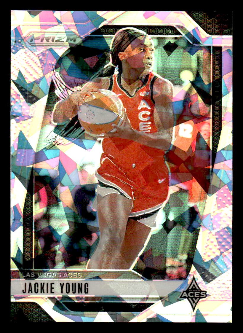 2024 Panini Prizm WNBA #1 Jackie Young Ice Prizms