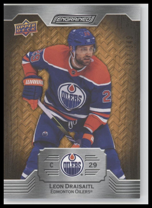 2023-24 Upper Deck Engrained #59 Leon Draisaitl #/349