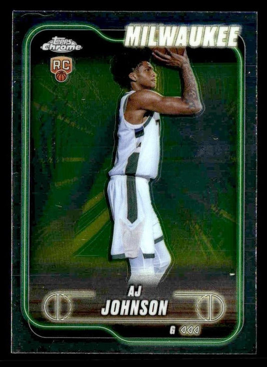 2024-25 Topps Chrome #145 AJ Johnson