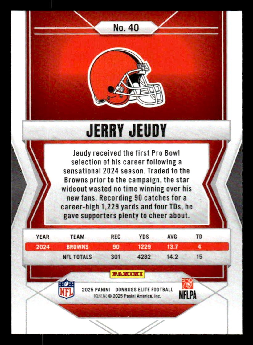2025 Donruss Elite #40 Jerry Jeudy