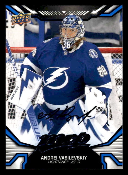 2022-23 Upper Deck MVP #27 Andrei Vasilevskiy Blue Script