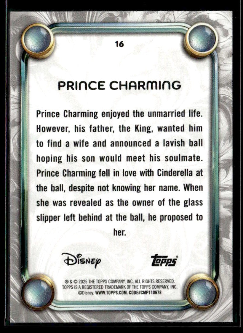 2025 Topps Disney Wonder #16 Prince Charming