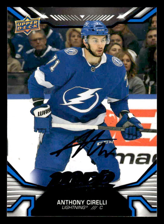 2022-23 Upper Deck MVP #70 Anthony Cirelli Blue Script