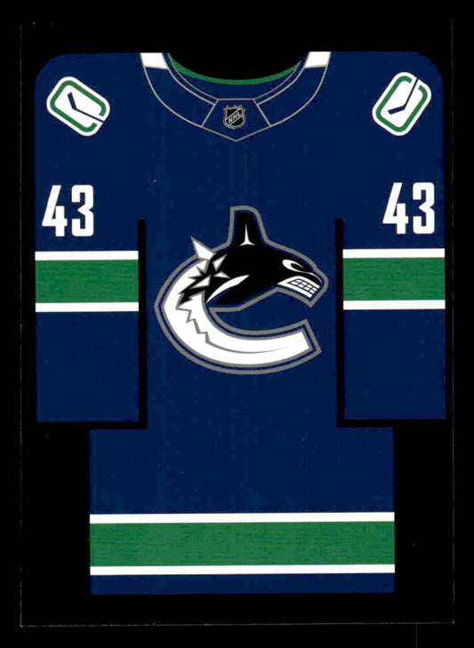 2024-25 Upper Deck Credentials #J-GH Quinn Hughes Arena Giveaway Jersey #/500