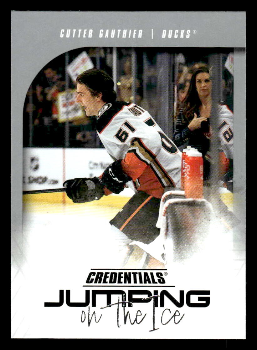 2024-25 Upper Deck Credentials #JI-CG Cutter Gauthier Jumping on the Ice