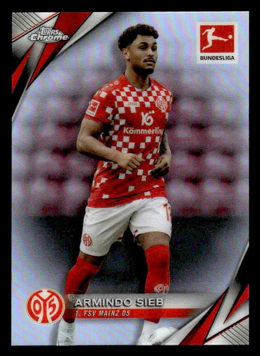 2025 Topps Chrome Bundesliga #72 Armindo Sieb Refractor