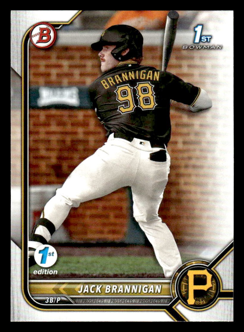 2022 Bowman Draft 1st Edition #BD-154 Jack Brannigan