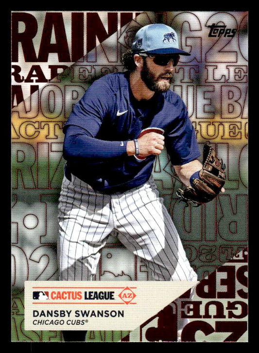 2025 Topps #TG-24 Dansby Swanson Training Grounds