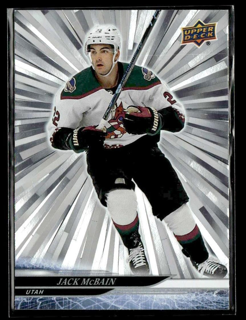 2024-25 Upper Deck #13 Jack McBain Outburst Silver