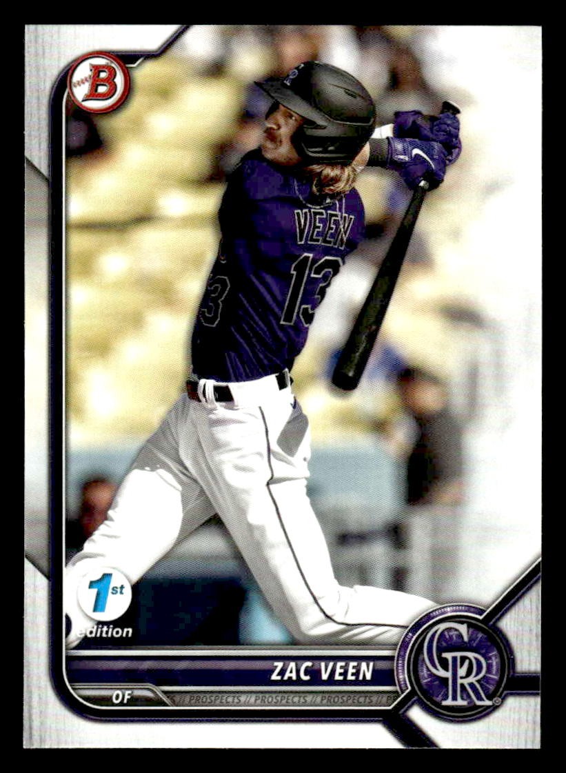2022 Bowman Draft 1st Edition #BD-32 Zac Veen