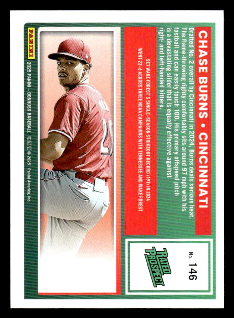 2025 Donruss #146 Chase Burns