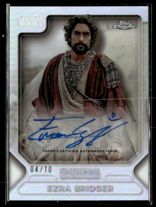 2025 Topps NSCC Exclusive #SW-EE Ezra Bridger Refractor Autographs #04/10