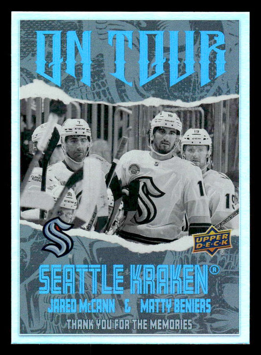 2024-25 Upper Deck #OT-15 Jared McCann / Matty Beniers On Tour