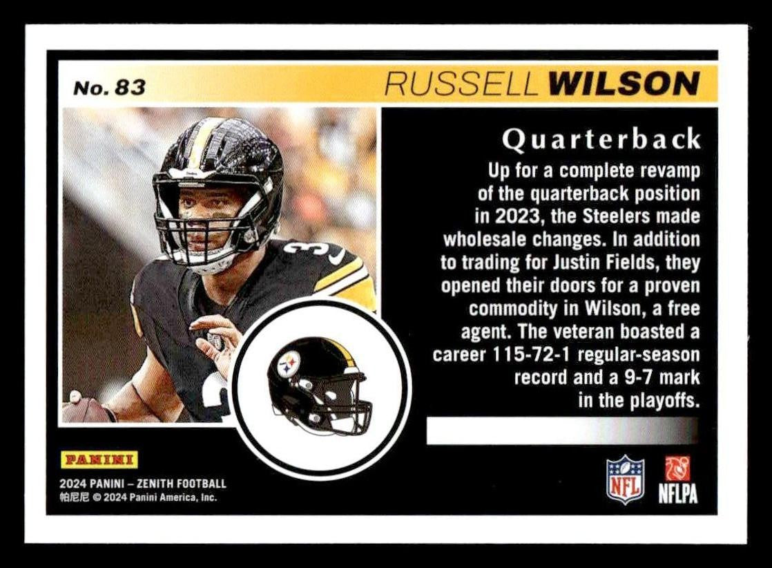 2024 Panini Zenith #83 Russell Wilson